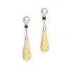 Earings amber 6