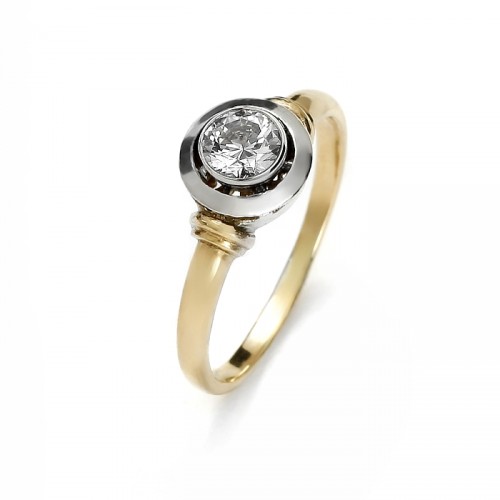 Złoty pierścionek "Carmen" 5 mm
