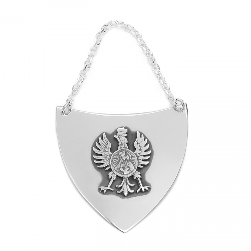 Silver gorget with eagle