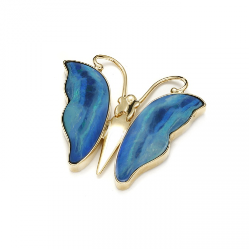 Blue pendant "Butterfly"