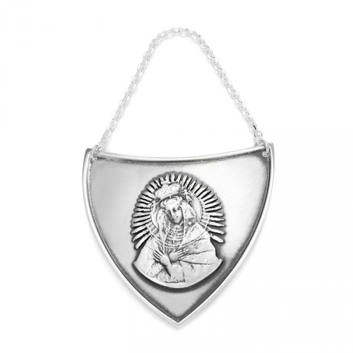 Silver gorget "St.Maria and The Baby"