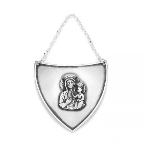 Silver gorget "St. Maria and The Baby"