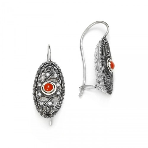 Silver earrings "Mary"